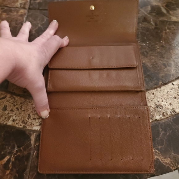 Louis Vuitton Porto Tresor Etui Papier Monogram Hanf Painted Wallet - Picture 6 of 14